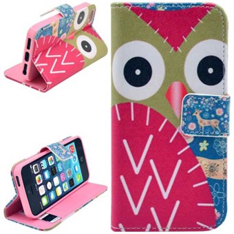 Stand Short Purse Case 5 / 5S / SE- Owl
