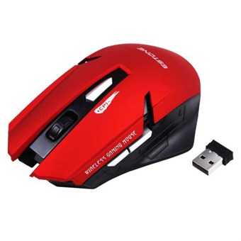 Wireless Estone 2.4GHz Mouse - Red