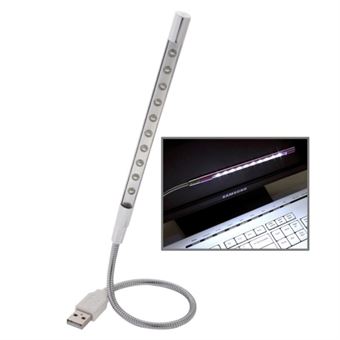 Portable 10-LED USB Light