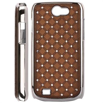 Bling Bling Diamond Chrome Samsung Galaxy W (Brown)
