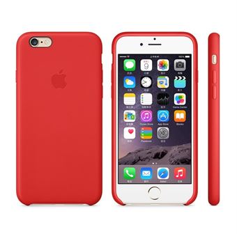 iPhone 6 Plus / 6S Plus Leather Case - Red