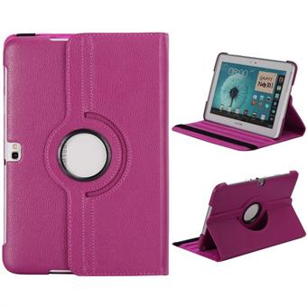 360 Rotating Leather Cover for Note 10.1 (Magenta)