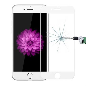 Tempered 3D Full Cover Glass Film iPhone 6 / iPhone 6S (White)