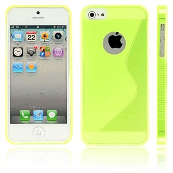 Pin Silicone Cover for iPhone 5 (Yellow)