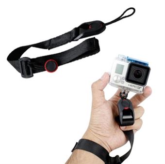 Camera strap wrist holder for camera