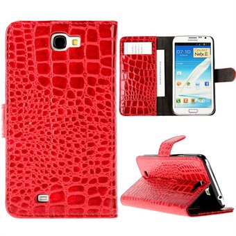 Crocodile Case for Galaxy Note 2 (Red)