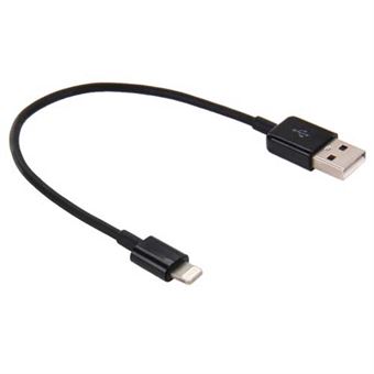 Mini Lightning Cable 20 cm - Black