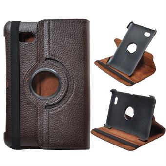 360 Rotating Leather Case for 7.0 (Brown)