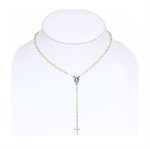 Rosary Necklace - Silver