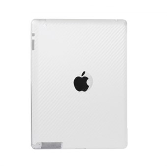 Carbon Sticker iPad 2/3/4 - White