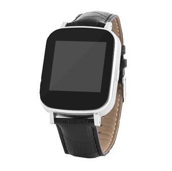 CuboQ leather strap smartwatch