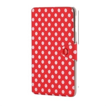 Dot Pattern iPad Mini 1 Case (Red)