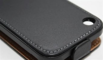 IPhone 3G / 3GS Leather Case (White / Black)