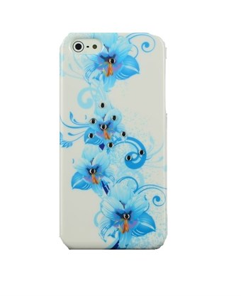 Ice Blue Flowers iPhone 5 Cover