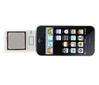 Lion Battery Speaker iPhone 4S (White)
