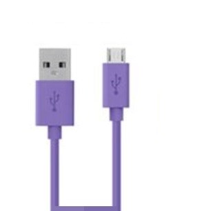 Micro USB Data Cable 1M - from Bekin (Purple)
