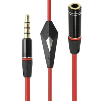 Monster 3.5mm Male to Female Cable with Control Talk and Mic