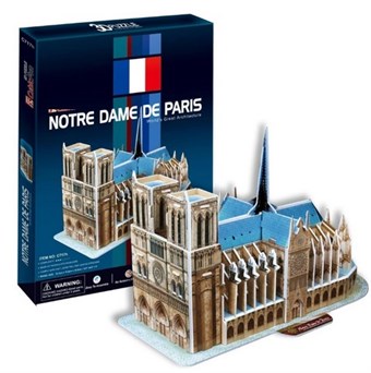 Notre Dame 3D puzzle - 40 pieces