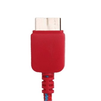 Nylon Fabric USB 3.0 Charge / Sync Cable 1M (Red)