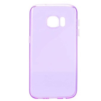 Soft Silicone Cover Galaxy S7 Edge Cover (Purple)