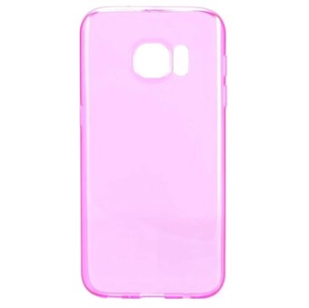 Soft Silicone Cover Galaxy S7 Edge Cover (Rose Red)