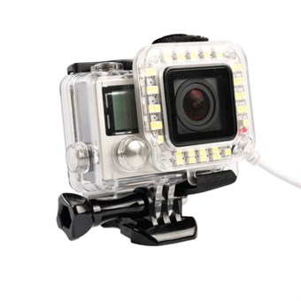 USB Lens Ring LED Flash Light - GoPro HERO4 / 3+