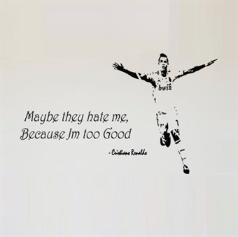 Wall Stickers - Hate / Good Ronaldo
