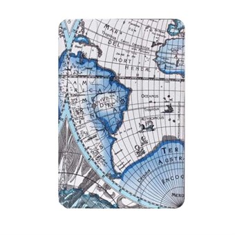 World Map case for Mini 4 - Blue