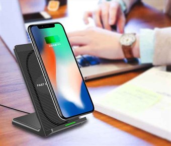 Cooling Wireless Qi fixed Charger Stand 10W