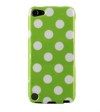 iPod Touch 5/6 Cover Dots (Green, White)