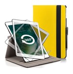 Denmark's Cheapest 360 Rotating Case for iPad 9.7 / iPad Air - (Yellow / Yellow)