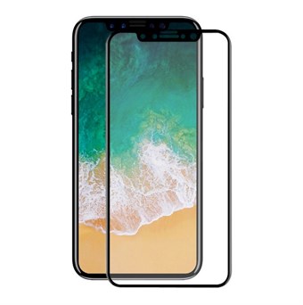 IPhone X Max / iPhone 11 Pro Max Anti-Explosion Solid Coated Tempered Glass with black edges
