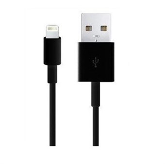 iPad / iPhone / iPod Lightning USB Cable Black - 1 meter