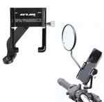 GUB P20 Aluminum Phone Holder Electric Vehicle Phone Mount Stand Motorcycle Handlebar Clip for 55-100mm Phone - Black