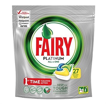 Fairy Platinum All in One Dishwasher Tab - 27 Pcs.