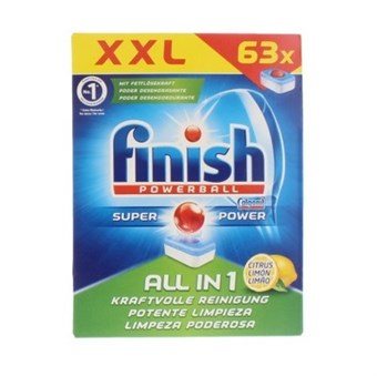 Finish Powerball Tabs - Lemon - 63 Pcs.