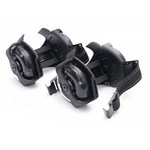 Flash Roller - Heel Roller Skates with Light - Black
