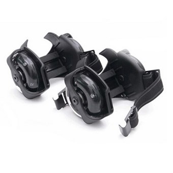 Flash Roller - Heel Roller Skates with Light - Black