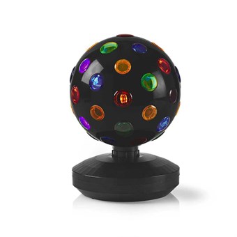 Multicolored Disco Ball with LED Light - 6 W - 550 lm - 20 cm