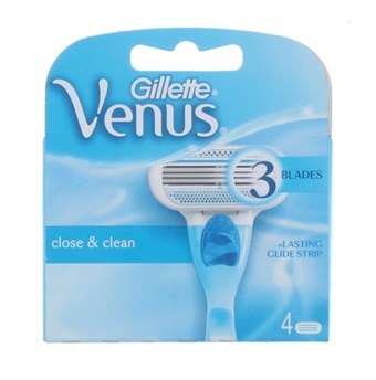 Gillette Venus Close Clean Barber Blade - 4 Pcs.