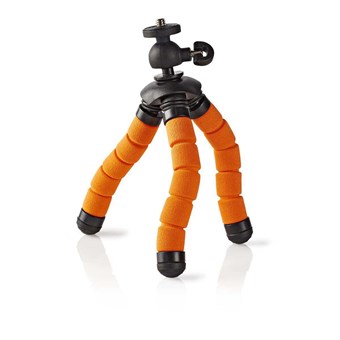 Mini Stand - Camera Stand | Max. 0.5 kg | 13 cm | Flexible | Black / Orange