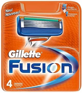 Gillette Fusion Barber Blade - 4 Pcs.