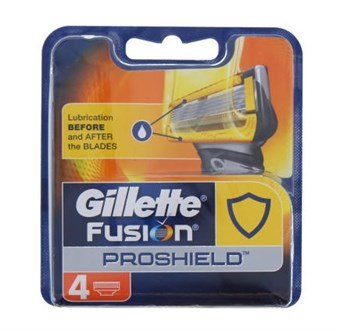 Gillette Fusion ProShield Barber Blade - 4 Pcs.