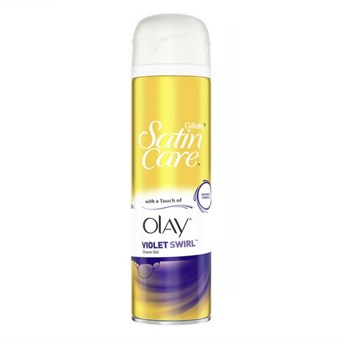 Gillette Satin Care Olay Violet Swirl Shaving Gel - 200 ml