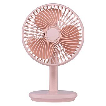 Table Fan - Gaming Fan with USB connection - 4000 mAh Lithium Battery - Pink