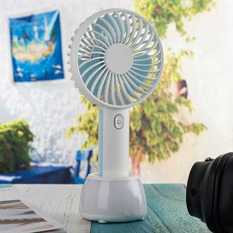 Fan with Clip and USB connection - Blue