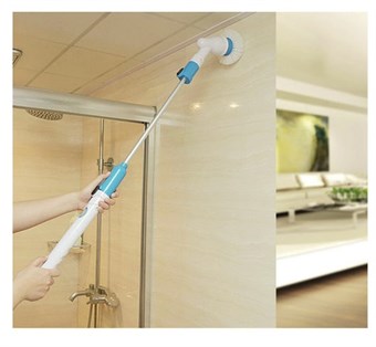 Household Bathroom Electric Brush For Cleaning Tools Home Turbo Scrub Brush Spin Scrubber Long Handle Multi-function Wireless