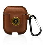 AirPods Leather Case - Khaki