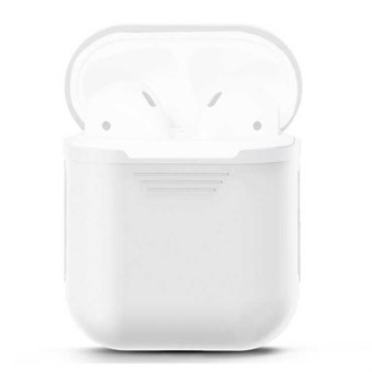 Soft AirPods Silicone Cover - White