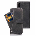 Leather Case for iPhone XS Max with Card Holder - Black
